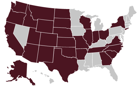 USA Map Highlighting States